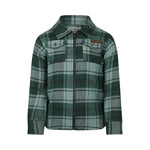 Load image into Gallery viewer, Koko Noko Checked Zip Shacket – Green Gables
