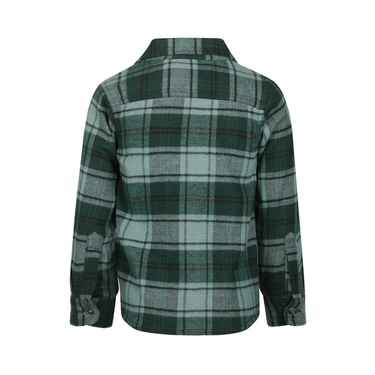 Koko Noko Checked Zip Shacket – Green Gables