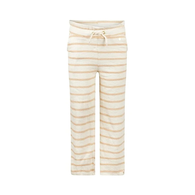 Wide Leg Trousers Sand Stripe