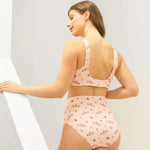 Load image into Gallery viewer, Petit Lem - Oranges Women's High-Waisted Bikini Bottom
