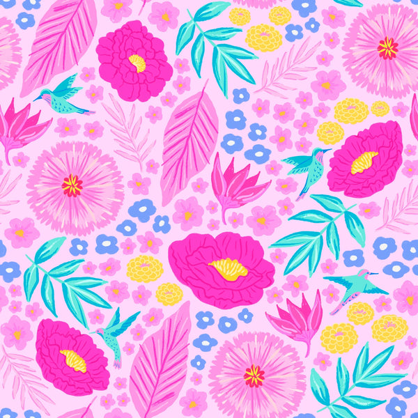 Full Zipper Sunsuit- Hibis-Kissed